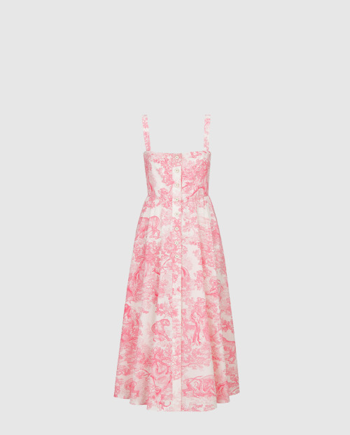 [DIOR-디올]플레어 미디 드레스 441D5