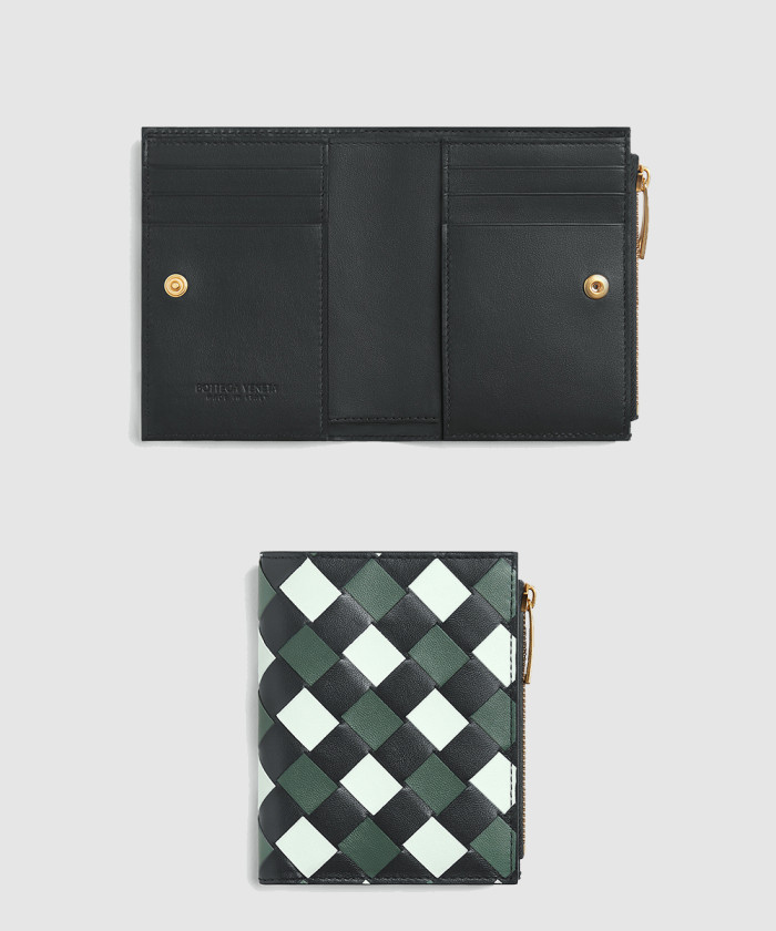 레플리카|이미테이션 bottega-보테가베네타스몰-인트레치아토-폴더형-지퍼-지갑-742330