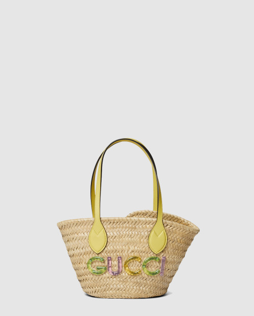 [GUCCI-구찌]로고 미니 스트로우 토트백 782381