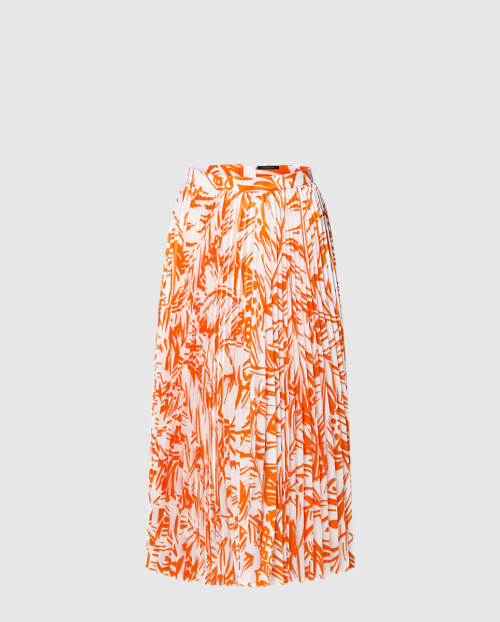 [LOUIS VUITTON-루이비통]플리티드 액센트 맥시 스커트 1AFVII