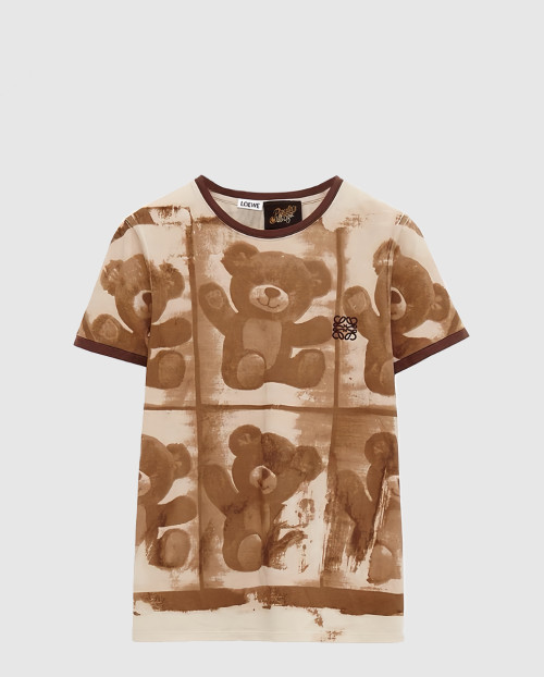 [LOEWE-로에베]테디베어 슬림 핏 반팔 티셔츠