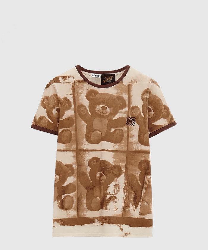 레플리카|이미테이션 loewe-로에베테디베어-슬림-핏-반팔-티셔츠