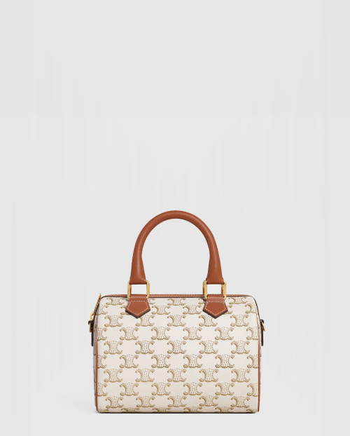 [CELINE-셀린느]스몰 로고 엠보 소가죽 보스턴백 113772