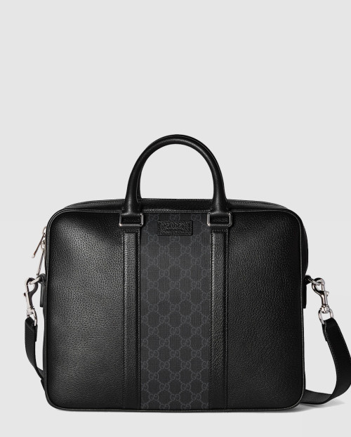 [GUCCI-구찌]태그 장식의 미디엄 GG 브리프케이스 795461