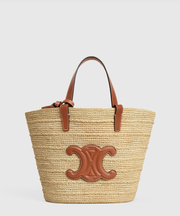 [CELINE-셀린느]식물 소재와 소가죽 소프트 클래식 바구니 115802