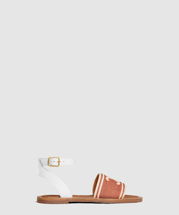 [CELINE-셀린느]림피아 트리옹프 자카드 캔버스 샌들 357932