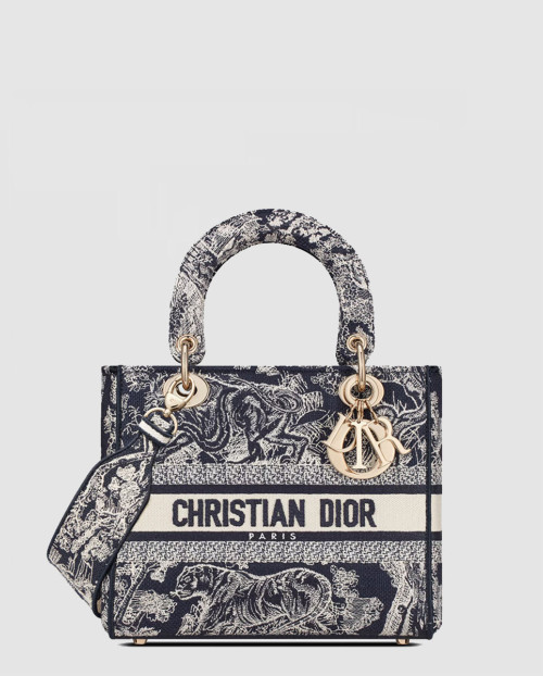 [DIOR-디올]레이디백 램스킨 미듐 M0565