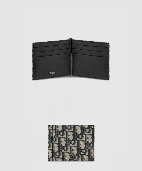 [DIOR-디올]머니 클립 지갑 2ESBH