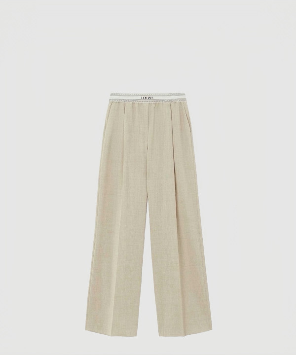 [LOEWE-로에베]스트레이트 레그 테일러드 팬츠