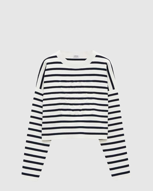 [LOEWE-로에베]스트라이프 크롭 점퍼