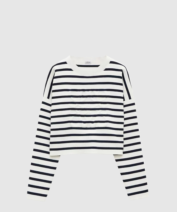 [LOEWE-로에베]스트라이프 크롭 점퍼