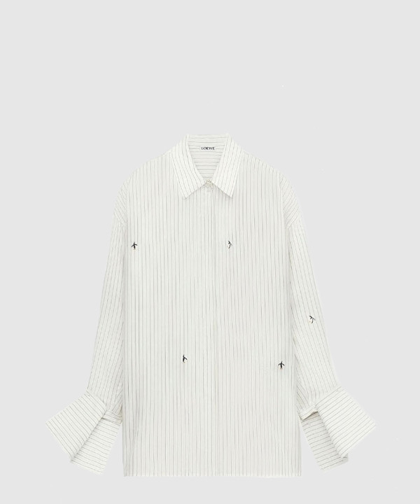 [LOEWE-로에베]실크와 코튼 셔츠