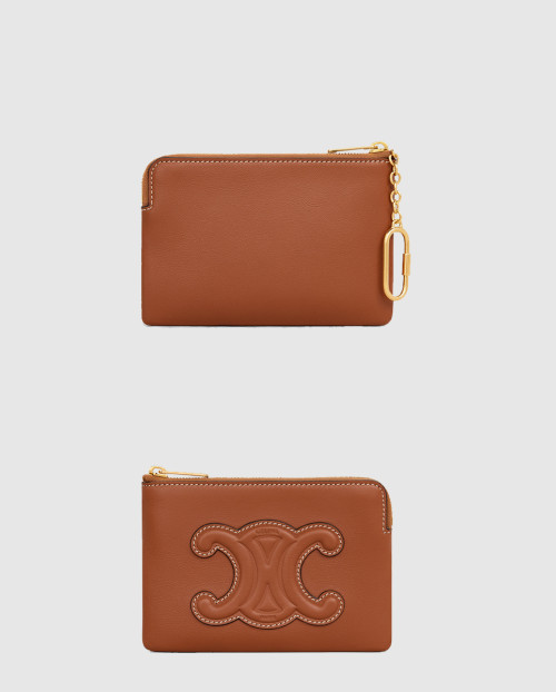 [CELINE-셀린느]퀴르 트리옹프 동전 카드 파우치 100663