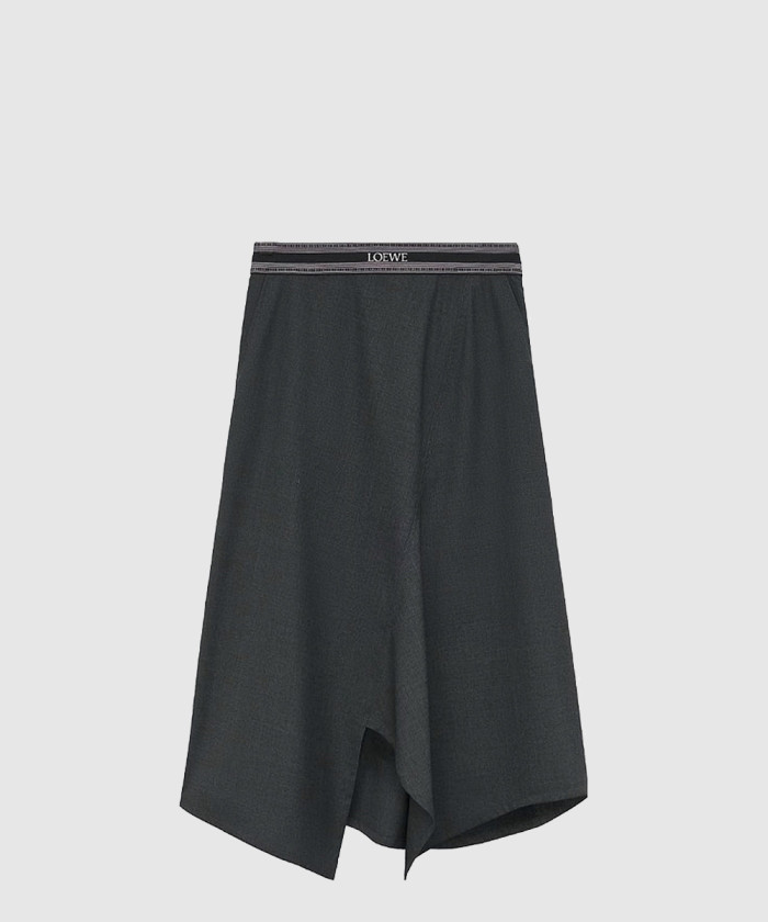 레플리카|이미테이션 loewe-로에베울-비대칭-스커트