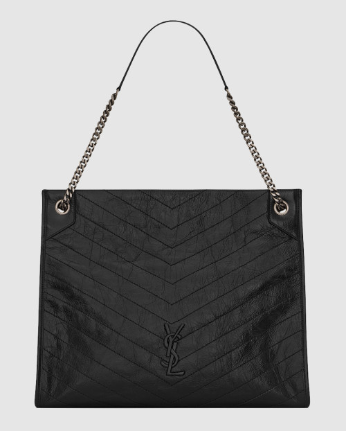 [SAINT LAURENT-생로랑]빈티지 가죽 소재 NIKI 쇼핑백라지 577998