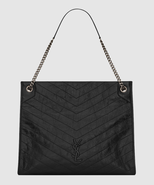 [SAINT LAURENT-생로랑]빈티지 가죽 소재 NIKI 쇼핑백라지 577998