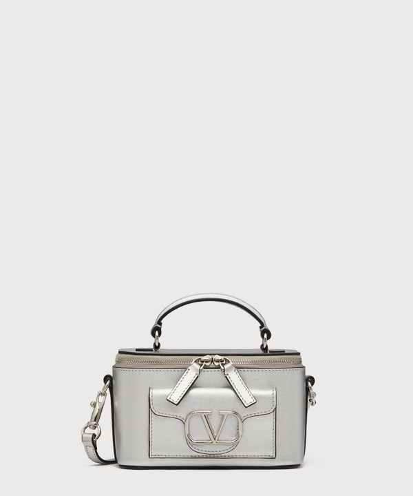 [VALENTINO-발렌티노]미니 메탈릭 송아지 가죽 케이스백