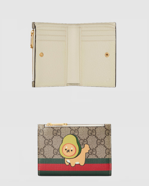 [GUCCI-구찌]애니멀 프린트 장지갑 736758