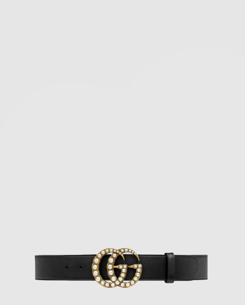 [GUCCI-구찌]펄 GG 마몽 와이드 벨트 453260