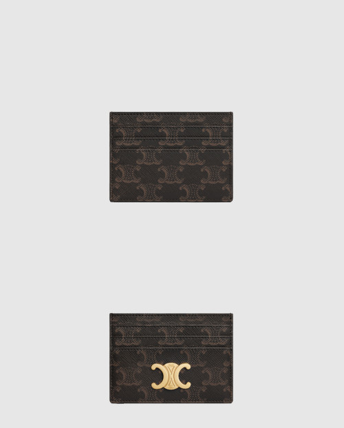 [CELINE-셀린느]트리옹프 카드 지갑  트리옹프 캔버스 10L832