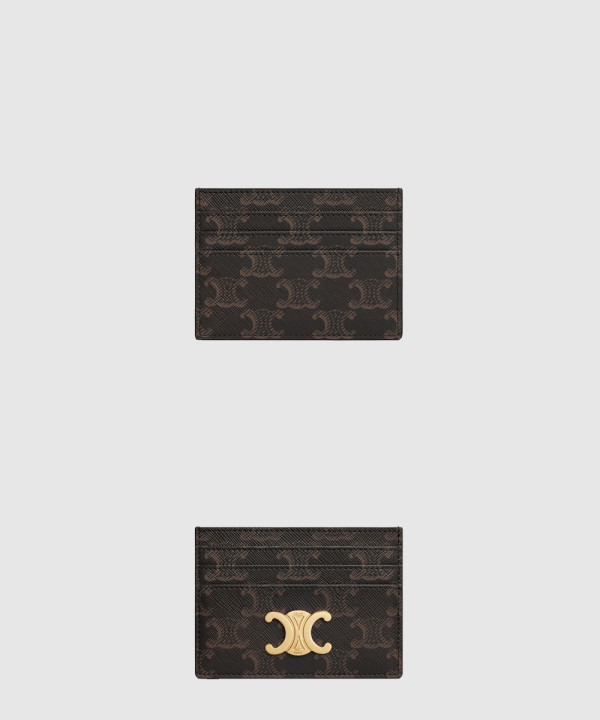 [CELINE-셀린느]트리옹프 카드 지갑  트리옹프 캔버스 10L832