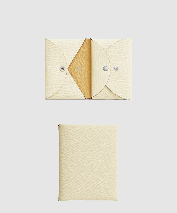 [HERMES-에르메스] 캘비 듀오 투톤 반지갑