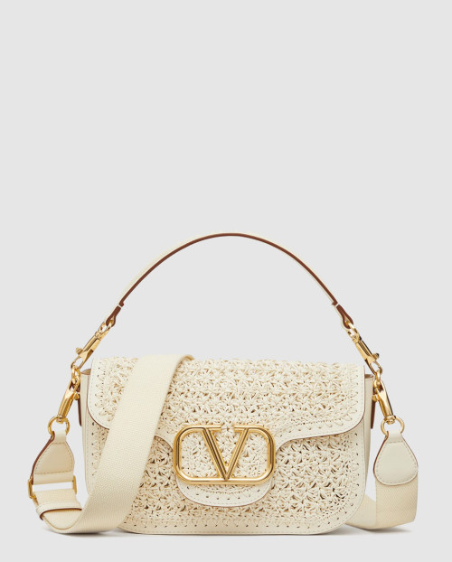 [VALENTINO-발렌티노]우븐 가죽 숄더백