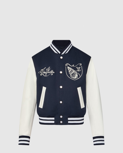 [LOUIS VUITTON-루이비통]카프스킨 바시티 재킷 1AFQMN