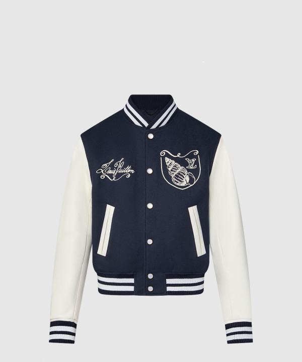 [LOUIS VUITTON-루이비통]카프스킨 바시티 재킷 1AFQMN