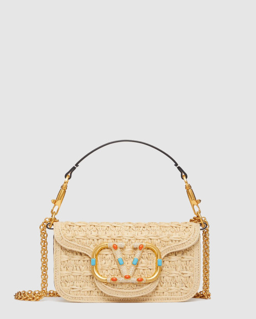 [VALENTINO-발렌티노]라피아 스몰 숄더백