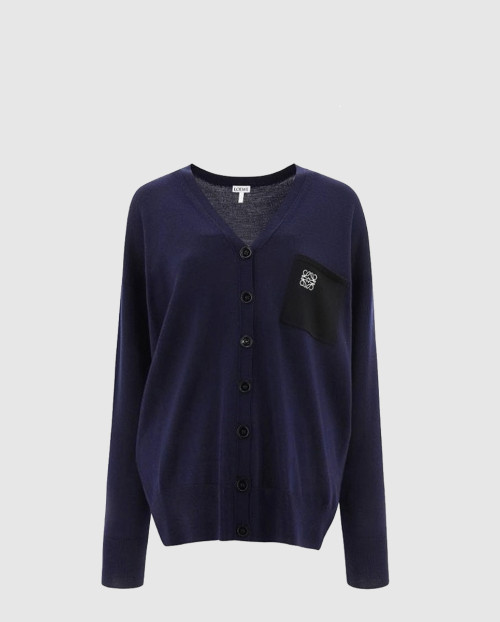 [LOEWE-로에베]아나그램 포켓 울 가디건