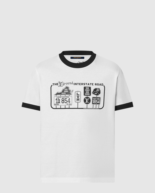 [LOUIS VUITTON-루이비통]엠벨리시드 코튼 티셔츠 1AFXO1