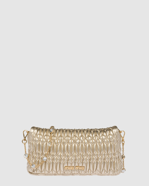 [MIUMIU-미우미우]크리스탈 클로케 숄더백 5BD417