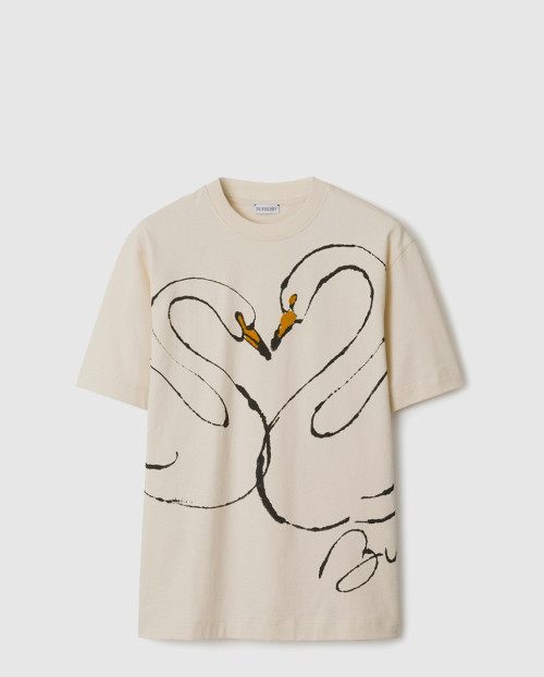 [BURBERRY-버버리]스완 코튼 티셔츠 80964301