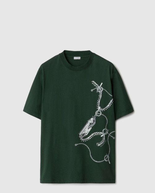 [BURBERRY-버버리]나이트 하드웨어 코튼 티셔츠 80895781