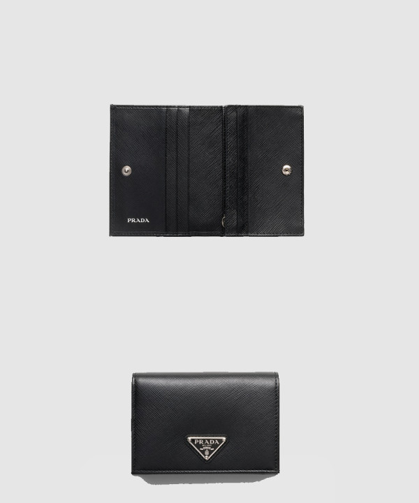 [PRADA-프라다]사피아노 트라이앵글 로고 반지갑 1MV021