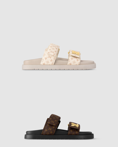 [LOUIS VUITTON-루이비통]선셋 플랫 컴포트 샌들 1AD1HK