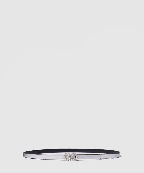 [VALENTINO-발렌티노]송아지 가죽 V 로고 양면 벨트