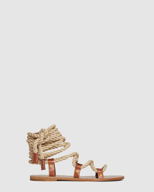 [CELINE-셀린느]타이야 레이스업 샌들 347683