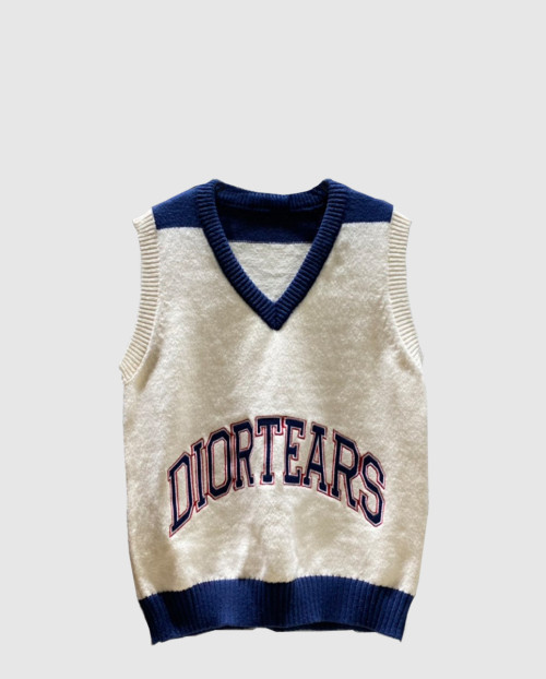 [DIOR-디올]민소매 스웨터 393M6