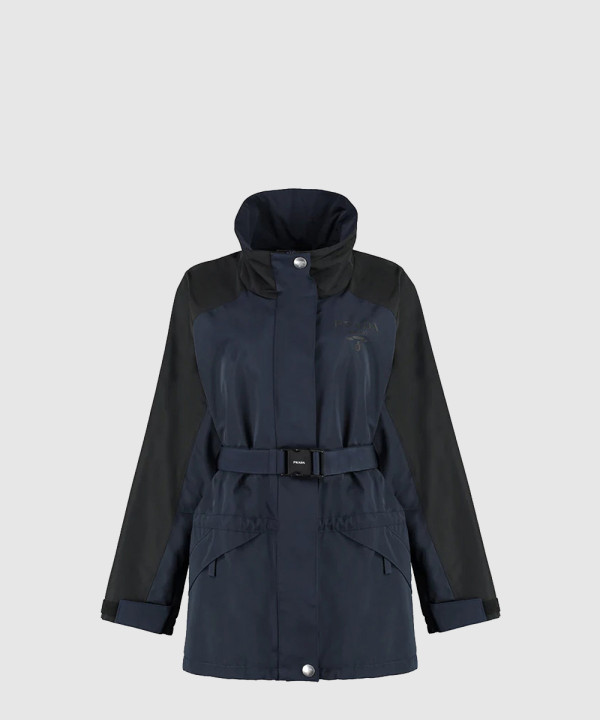 [PRADA-프라다]체스트 로고 벨티드 테크 자켓 29X133