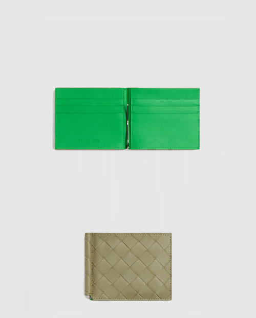 [BOTTEGA-보테가베네타]인트레치아토 클립형 지갑 592626