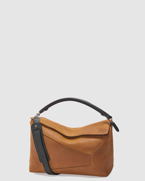 [LOEWE-로에베]빅 사이즈 누벅 퍼즐 클러치