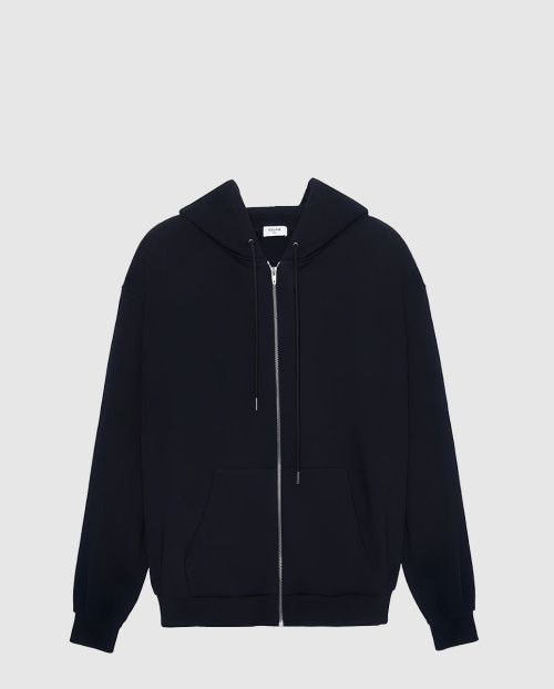 [CELINE-셀린느]로고 코튼블렌드 저지 후드 2Y4970