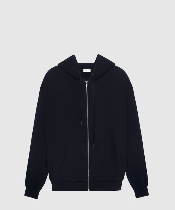 [CELINE-셀린느]로고 코튼블렌드 저지 후드 2Y4970