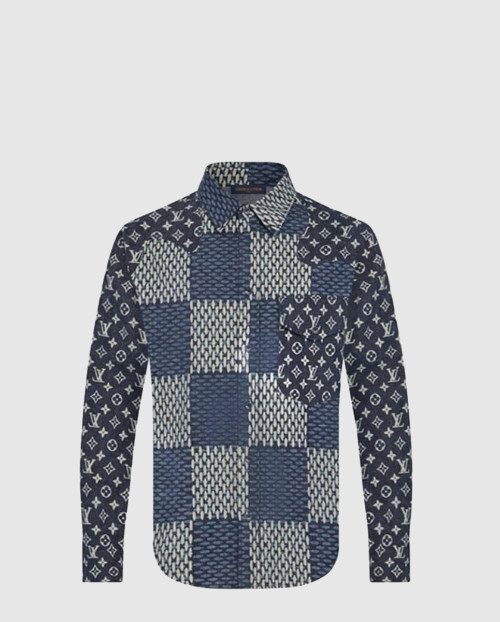[LOUIS VUITTON-루이비통]데님 셔츠 1A7X96