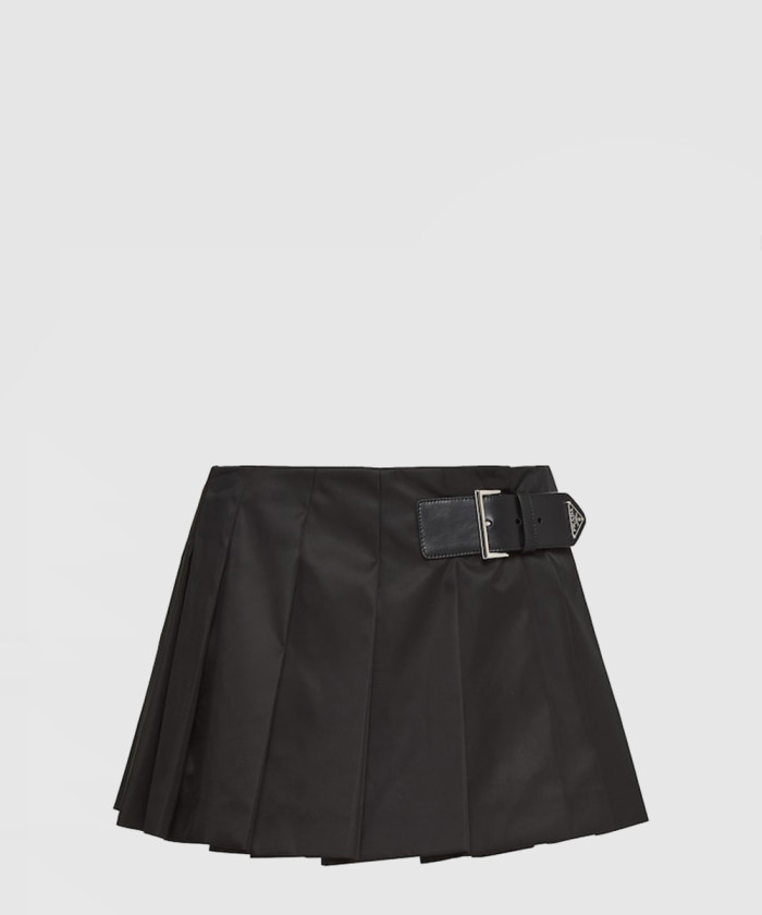 레플리카|이미테이션 prada-프라다플리츠-리나일론-미니스커트-21h922