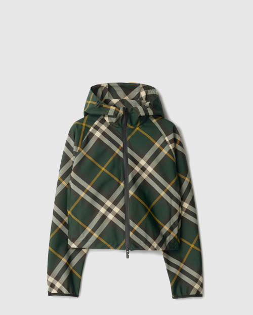 [BURBERRY-버버리]크롭 체크 라이트웨이트 자켓 80818891