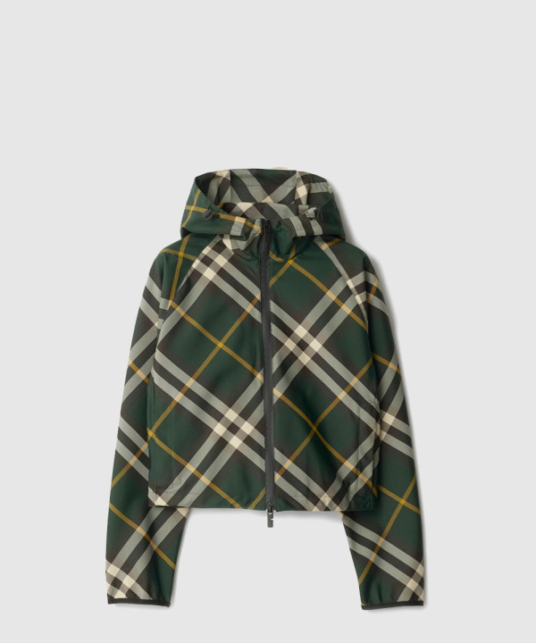 [BURBERRY-버버리]크롭 체크 라이트웨이트 자켓 80818891