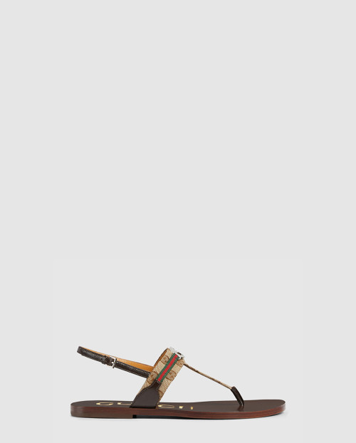 [GUCCI-구찌]인터로킹 웹샌들 782421